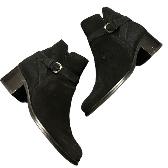 La Canadienne Providence Suede Boot Women's Booties Leather‎ Size 7.5 - Picture 1 of 8